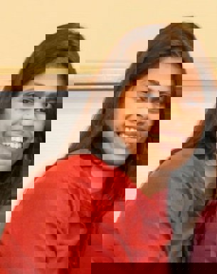 Porträttfoto av Bindu Sunilkumar