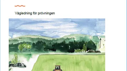 Bild av framsidan av vägledningen från HaV och Naturvårdsverket