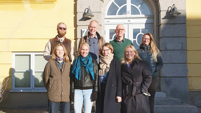 The image shows the members of the project "Entreprenöriella ekosystem på landsbygden"