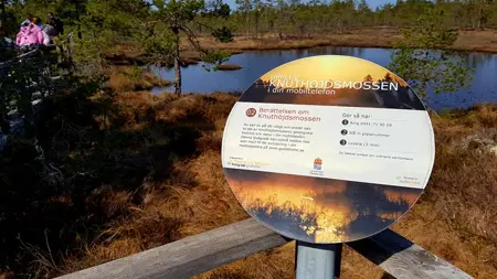 Skylt för uppringd mobiltelefonguide .